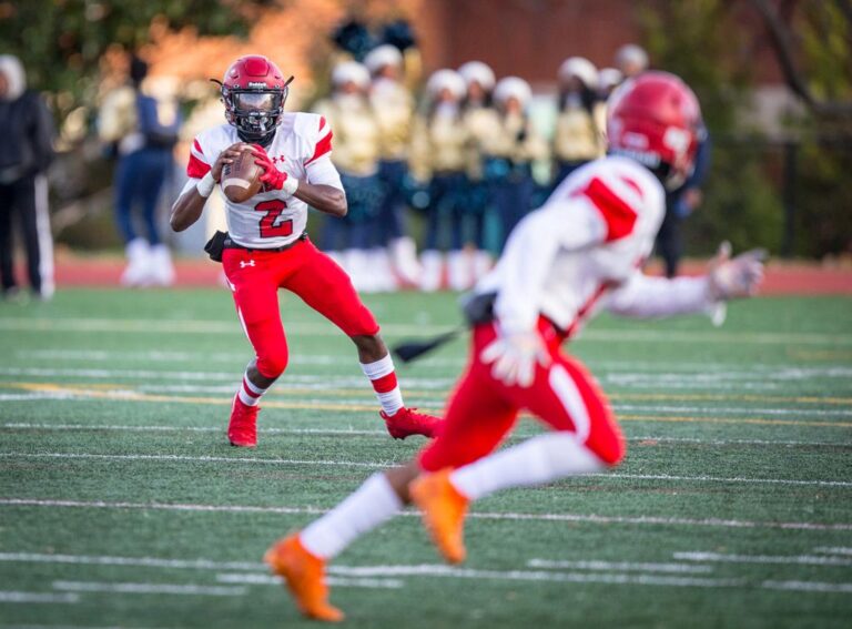 December 8, 2019: Photos from Dunbar vs. Friendship Collegiate - DCSAA AA Football Championship at Catholic University in Washington, D.C.. Cory Royster / Cory F. Royster Photography