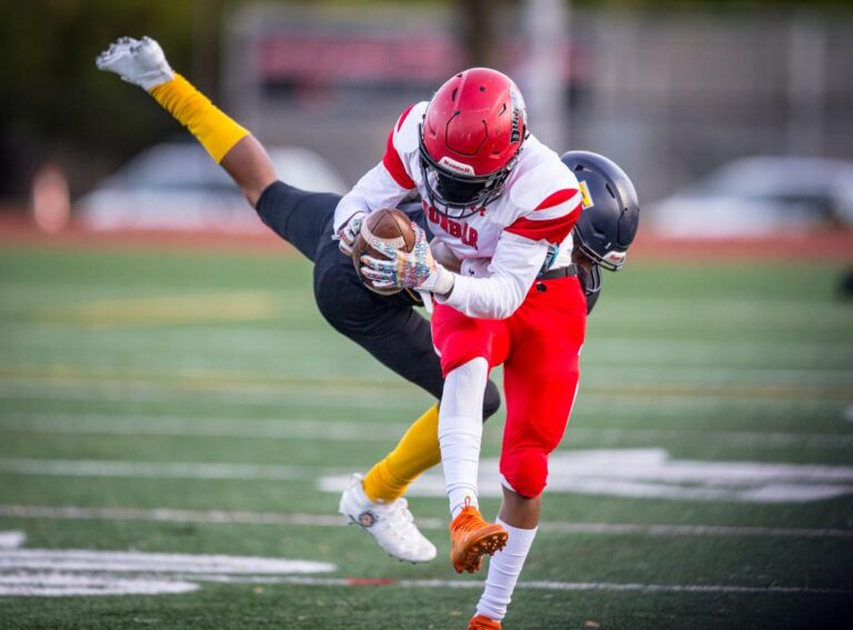 December 8, 2019: Photos from Dunbar vs. Friendship Collegiate - DCSAA AA Football Championship at Catholic University in Washington, D.C.. Cory Royster / Cory F. Royster Photography