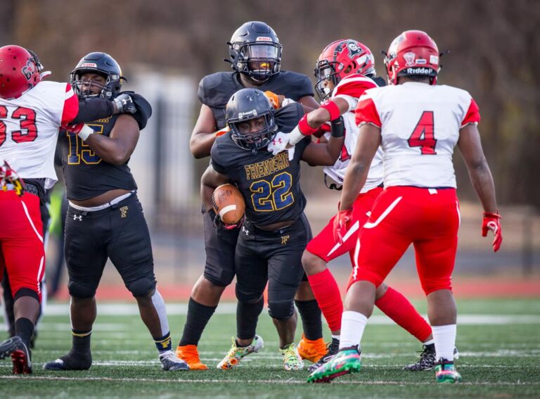 December 8, 2019: Photos from Dunbar vs. Friendship Collegiate - DCSAA AA Football Championship at Catholic University in Washington, D.C.. Cory Royster / Cory F. Royster Photography