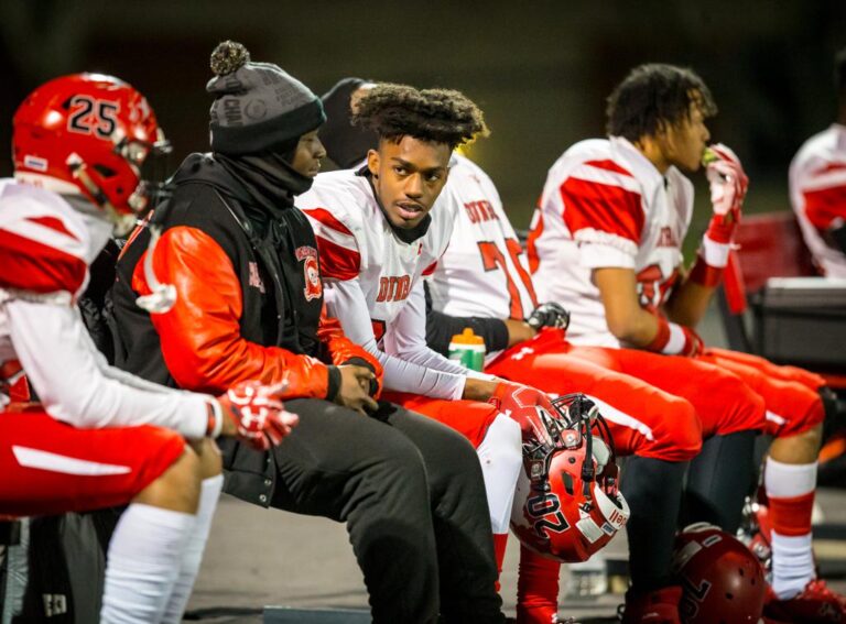 December 8, 2019: Photos from Dunbar vs. Friendship Collegiate - DCSAA AA Football Championship at Catholic University in Washington, D.C.. Cory Royster / Cory F. Royster Photography