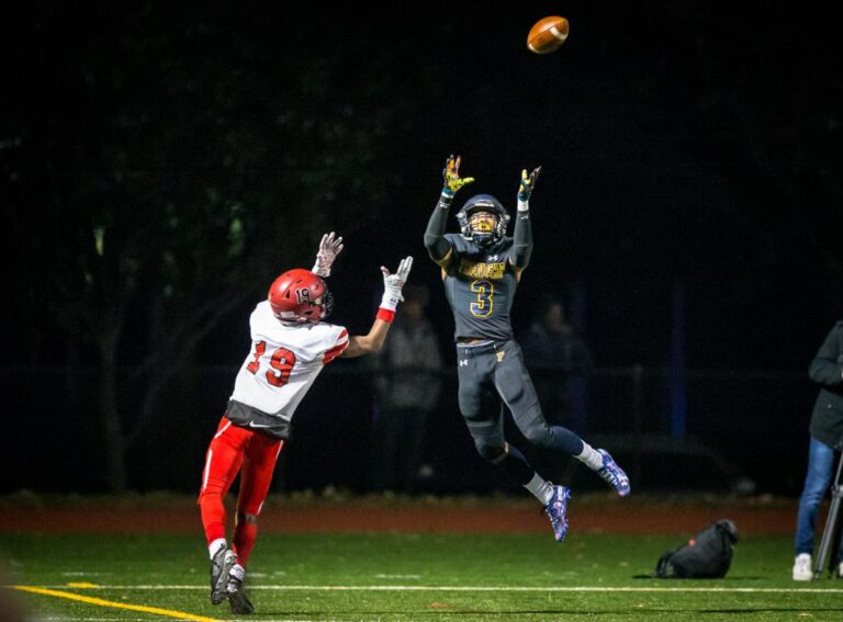 December 8, 2019: Photos from Dunbar vs. Friendship Collegiate - DCSAA AA Football Championship at Catholic University in Washington, D.C.. Cory Royster / Cory F. Royster Photography