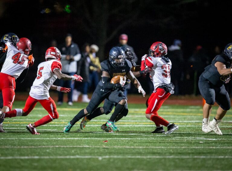 December 8, 2019: Photos from Dunbar vs. Friendship Collegiate - DCSAA AA Football Championship at Catholic University in Washington, D.C.. Cory Royster / Cory F. Royster Photography