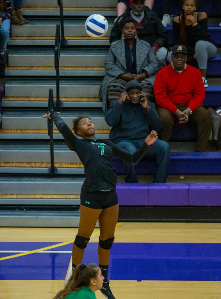 November 8, 2019: Photos from Wilson vs. St. John's - DCSAA Volleyball Championship 2019 at Trinity University in Washington, D.C.. Cory Royster / Cory F. Royster Photography