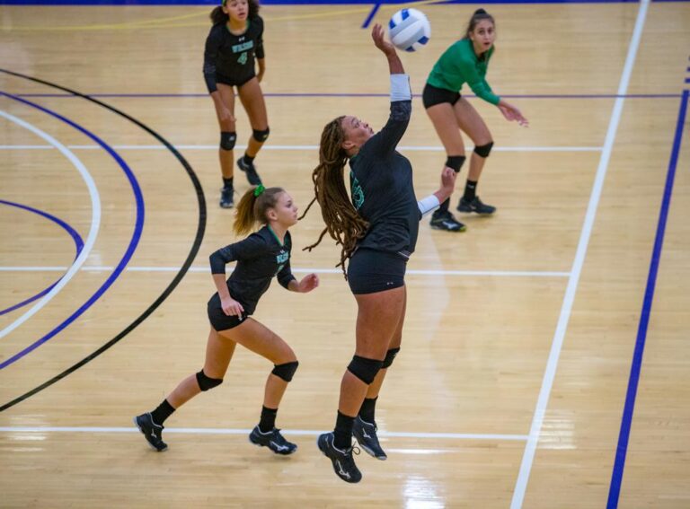 November 8, 2019: Photos from Wilson vs. St. John's - DCSAA Volleyball Championship 2019 at Trinity University in Washington, D.C.. Cory Royster / Cory F. Royster Photography