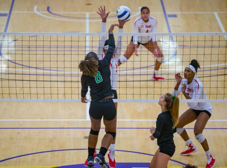 November 8, 2019: Photos from Wilson vs. St. John's - DCSAA Volleyball Championship 2019 at Trinity University in Washington, D.C.. Cory Royster / Cory F. Royster Photography