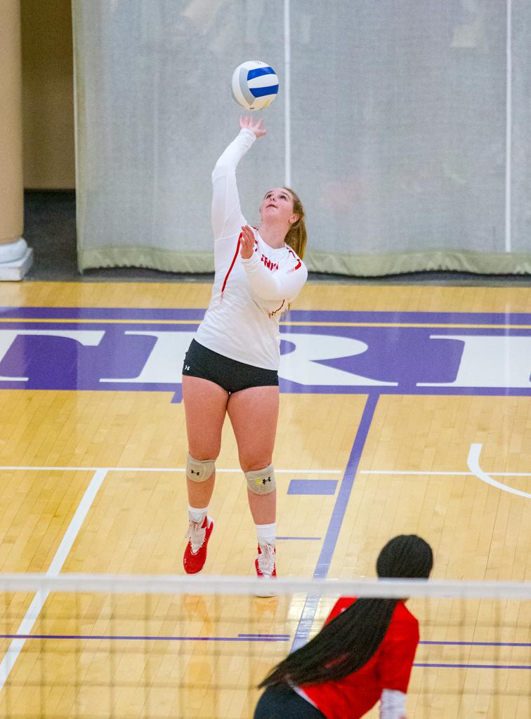 November 8, 2019: Photos from Wilson vs. St. John's - DCSAA Volleyball Championship 2019 at Trinity University in Washington, D.C.. Cory Royster / Cory F. Royster Photography