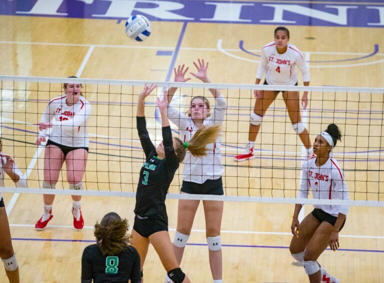 November 8, 2019: Photos from Wilson vs. St. John's - DCSAA Volleyball Championship 2019 at Trinity University in Washington, D.C.. Cory Royster / Cory F. Royster Photography