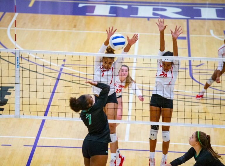 November 8, 2019: Photos from Wilson vs. St. John's - DCSAA Volleyball Championship 2019 at Trinity University in Washington, D.C.. Cory Royster / Cory F. Royster Photography