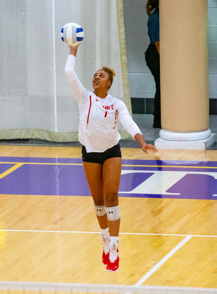 November 8, 2019: Photos from Wilson vs. St. John's - DCSAA Volleyball Championship 2019 at Trinity University in Washington, D.C.. Cory Royster / Cory F. Royster Photography