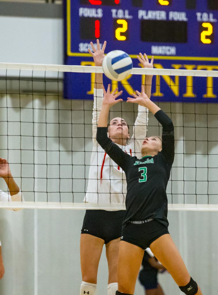 November 8, 2019: Photos from Wilson vs. St. John's - DCSAA Volleyball Championship 2019 at Trinity University in Washington, D.C.. Cory Royster / Cory F. Royster Photography