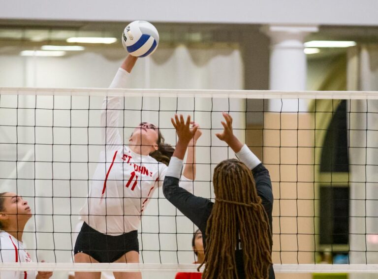 November 8, 2019: Photos from Wilson vs. St. John's - DCSAA Volleyball Championship 2019 at Trinity University in Washington, D.C.. Cory Royster / Cory F. Royster Photography