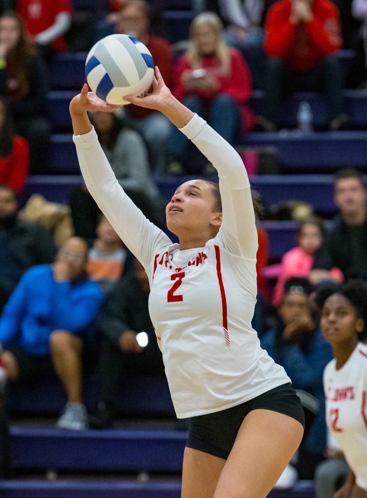 November 8, 2019: Photos from Wilson vs. St. John's - DCSAA Volleyball Championship 2019 at Trinity University in Washington, D.C.. Cory Royster / Cory F. Royster Photography