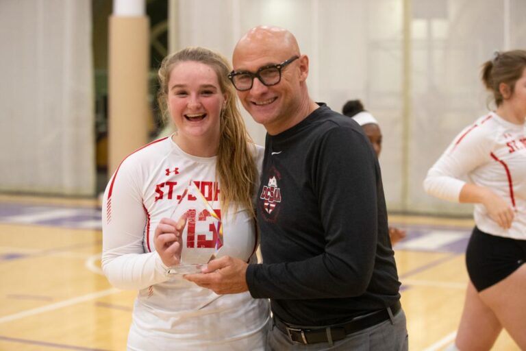 November 8, 2019: Photos from Wilson vs. St. John's - DCSAA Volleyball Championship 2019 at Trinity University in Washington, D.C.. Cory Royster / Cory F. Royster Photography