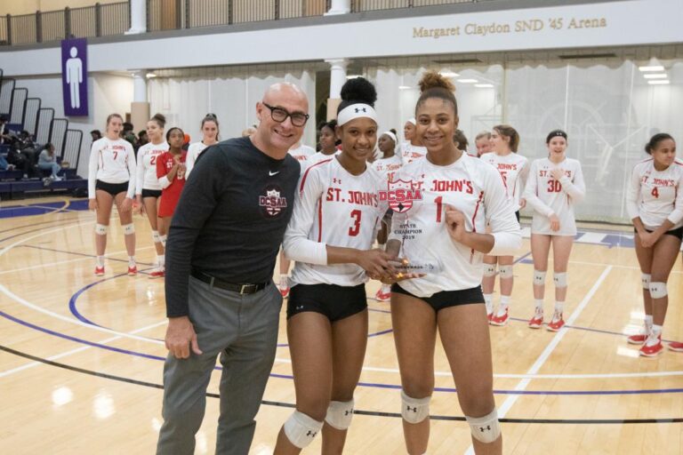 November 8, 2019: Photos from Wilson vs. St. John's - DCSAA Volleyball Championship 2019 at Trinity University in Washington, D.C.. Cory Royster / Cory F. Royster Photography