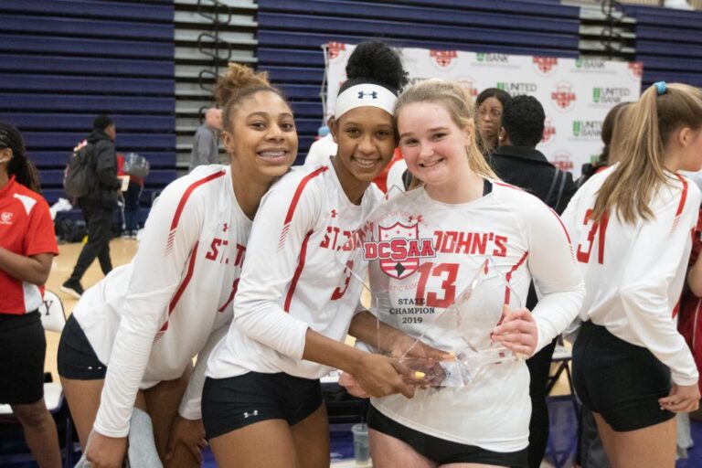 November 8, 2019: Photos from Wilson vs. St. John's - DCSAA Volleyball Championship 2019 at Trinity University in Washington, D.C.. Cory Royster / Cory F. Royster Photography