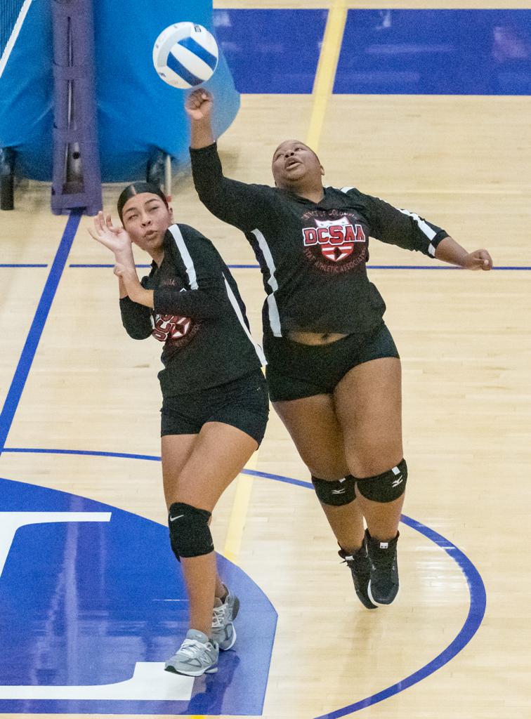 November 8, 2019: Photos from DCSAA Volleyball All-Star Game 2019 at Trinity University in Washington, D.C.. Cory Royster / Cory F. Royster Photography