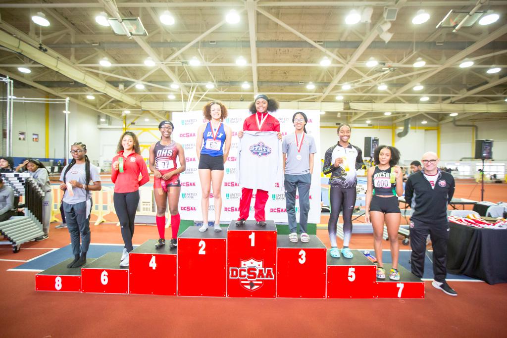 February 11, 2020: Action From 2019-2020 DCSAA Indoor Track & Field Championships at PG Sports and Learning Complex in Landover, Maryland. Cory Royster / Cory F. Royster Photography