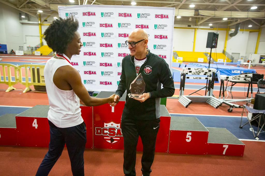 February 11, 2020: Action From 2019-2020 DCSAA Indoor Track & Field Championships at PG Sports and Learning Complex in Landover, Maryland. Cory Royster / Cory F. Royster Photography