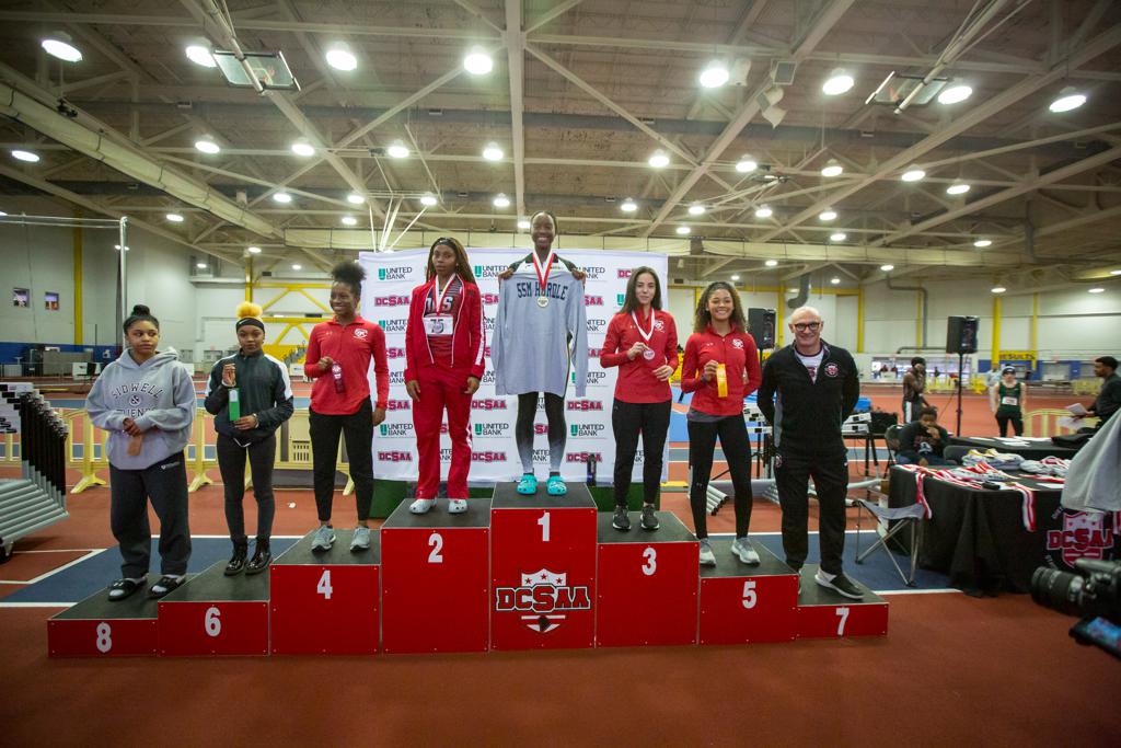 February 11, 2020: Action From 2019-2020 DCSAA Indoor Track & Field Championships at PG Sports and Learning Complex in Landover, Maryland. Cory Royster / Cory F. Royster Photography