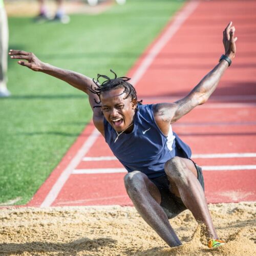 May 23, 2019: Action from DCSAA Track & Field Championships 2019 at Dunbar High School in Washington, D.C.. Cory Royster / Cory F. Royster Photography