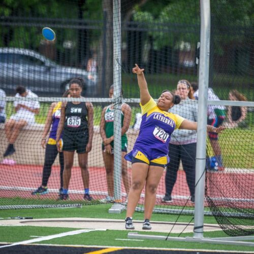 May 23, 2019: Action from DCSAA Track & Field Championships 2019 at Dunbar High School in Washington, D.C.. Cory Royster / Cory F. Royster Photography