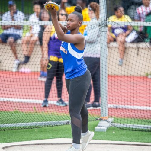 May 23, 2019: Action from DCSAA Track & Field Championships 2019 at Dunbar High School in Washington, D.C.. Cory Royster / Cory F. Royster Photography