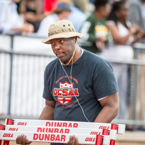 May 23, 2019: Action from DCSAA Track & Field Championships 2019 at Dunbar High School in Washington, D.C.. Cory Royster / Cory F. Royster Photography