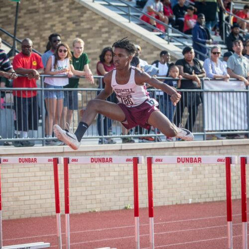 May 22, 2019: Action from DCSAA Track & Field Championships 2019 at Dunbar High School in Washington, D.C.. Cory Royster / Cory F. Royster Photography