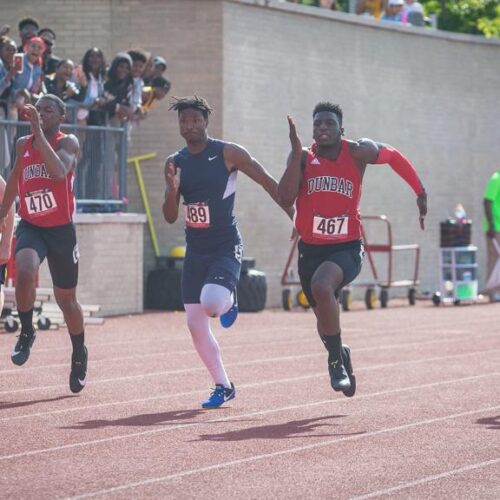 May 22, 2019: Action from DCSAA Track & Field Championships 2019 at Dunbar High School in Washington, D.C.. Cory Royster / Cory F. Royster Photography