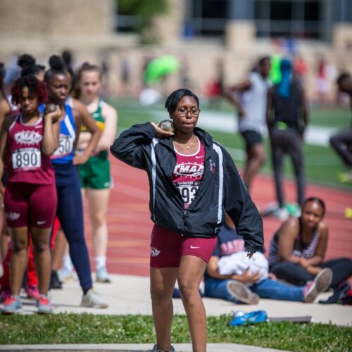 May 22, 2019: Action from DCSAA Track & Field Championships 2019 at Dunbar High School in Washington, D.C.. Cory Royster / Cory F. Royster Photography