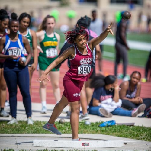 May 22, 2019: Action from DCSAA Track & Field Championships 2019 at Dunbar High School in Washington, D.C.. Cory Royster / Cory F. Royster Photography