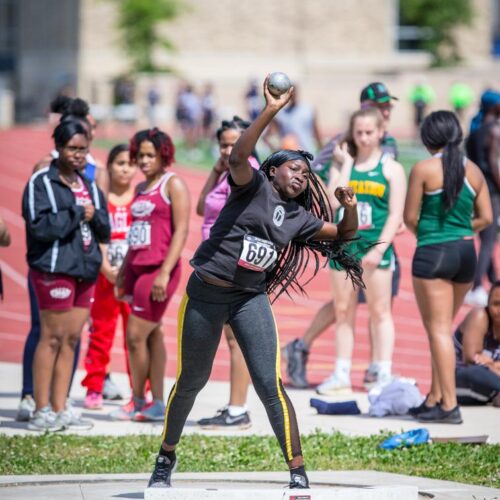 May 22, 2019: Action from DCSAA Track & Field Championships 2019 at Dunbar High School in Washington, D.C.. Cory Royster / Cory F. Royster Photography