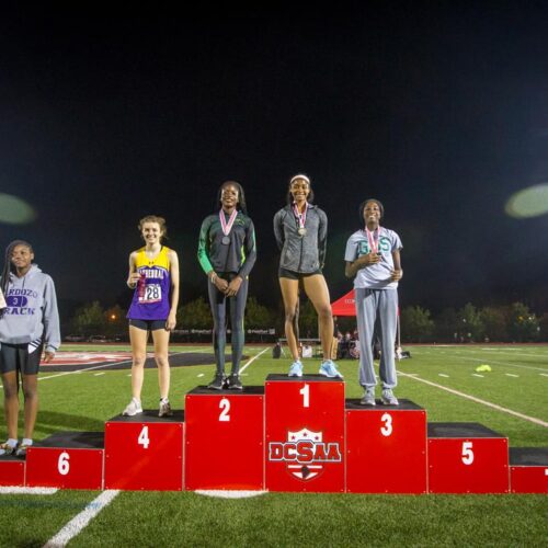 May 23, 2019: Action from DCSAA Track & Field Championships 2019 at Dunbar High School in Washington, D.C.. Cory Royster / Cory F. Royster Photography