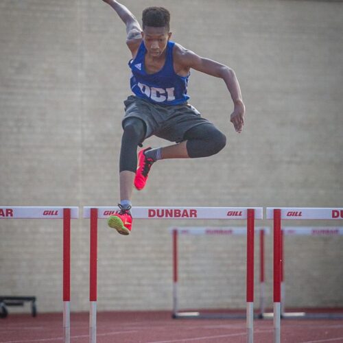 May 23, 2019: Action from DCSAA Track & Field Championships 2019 at Dunbar High School in Washington, D.C.. Cory Royster / Cory F. Royster Photography