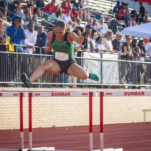 May 23, 2019: Action from DCSAA Track & Field Championships 2019 at Dunbar High School in Washington, D.C.. Cory Royster / Cory F. Royster Photography