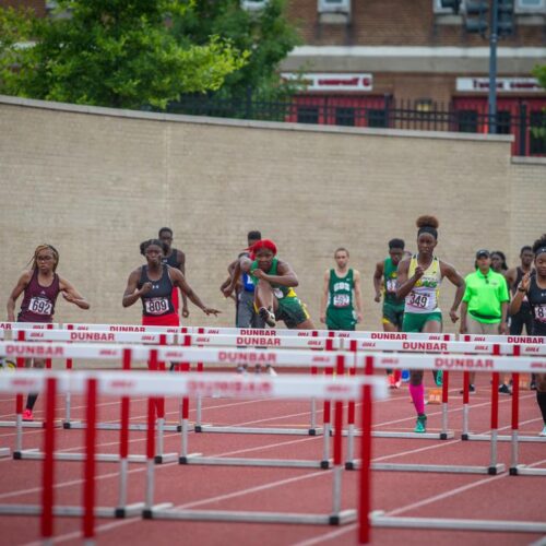 May 23, 2019: Action from DCSAA Track & Field Championships 2019 at Dunbar High School in Washington, D.C.. Cory Royster / Cory F. Royster Photography