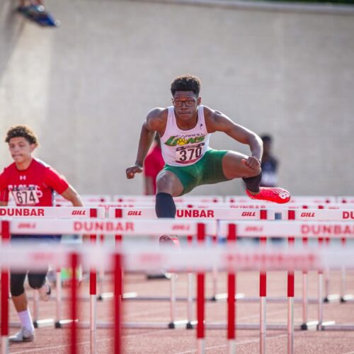 May 22, 2019: Action from DCSAA Track & Field Championships 2019 at Dunbar High School in Washington, D.C.. Cory Royster / Cory F. Royster Photography