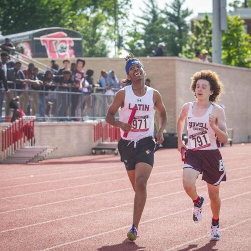 May 22, 2019: Action from DCSAA Track & Field Championships 2019 at Dunbar High School in Washington, D.C.. Cory Royster / Cory F. Royster Photography