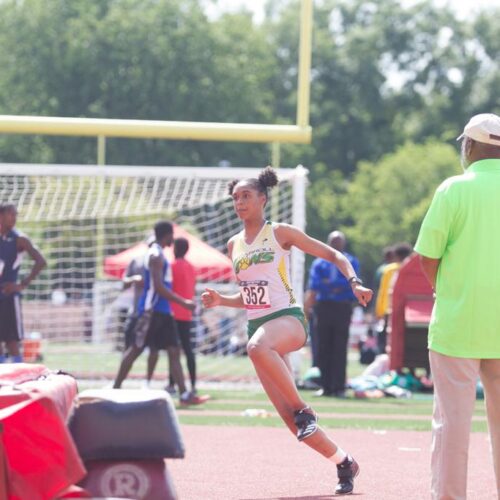 May 22, 2019: Action from DCSAA Track & Field Championships 2019 at Dunbar High School in Washington, D.C.. Cory Royster / Cory F. Royster Photography