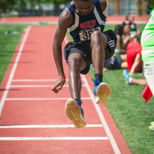 May 22, 2019: Action from DCSAA Track & Field Championships 2019 at Dunbar High School in Washington, D.C.. Cory Royster / Cory F. Royster Photography