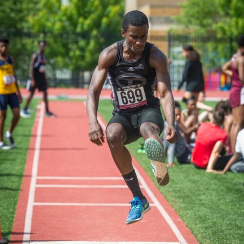 May 22, 2019: Action from DCSAA Track & Field Championships 2019 at Dunbar High School in Washington, D.C.. Cory Royster / Cory F. Royster Photography