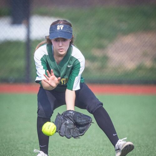 May 18, 2019: Action from Georgetown Visitation vs. National Cathedral at Washington Nationals Youth Baseball Academy in Washington, D.C.. Cory Royster / Cory F. Royster Photography