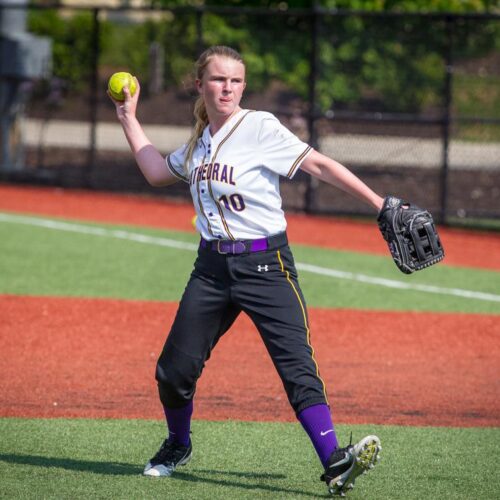 May 18, 2019: Action from Georgetown Visitation vs. National Cathedral at Washington Nationals Youth Baseball Academy in Washington, D.C.. Cory Royster / Cory F. Royster Photography