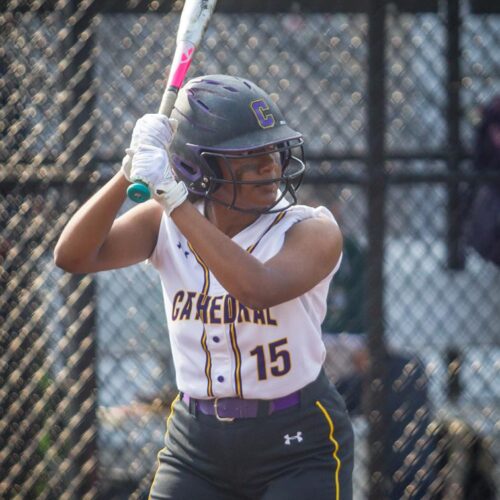 May 18, 2019: Action from Georgetown Visitation vs. National Cathedral at Washington Nationals Youth Baseball Academy in Washington, D.C.. Cory Royster / Cory F. Royster Photography