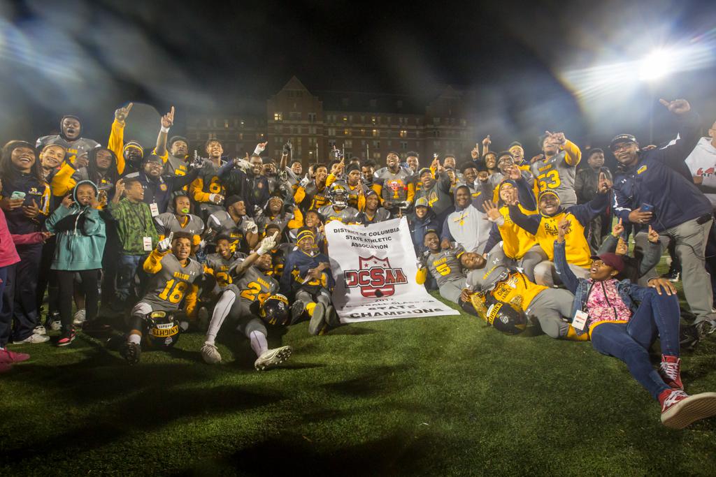 December 2, 2017: Action From Ballou vs Friendship - DCSAA AA Football Championship at Georgetown University Cooper Field in Washington, DC. Cory Royster / Cory F. Royster Photography