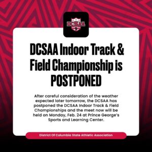 2025 track postponed