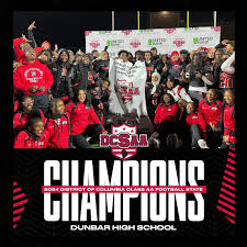 DCSAA Class AA Football Champion Dunbar
