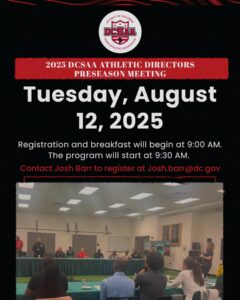 DCSAA ADs Preseason Meeting 2025