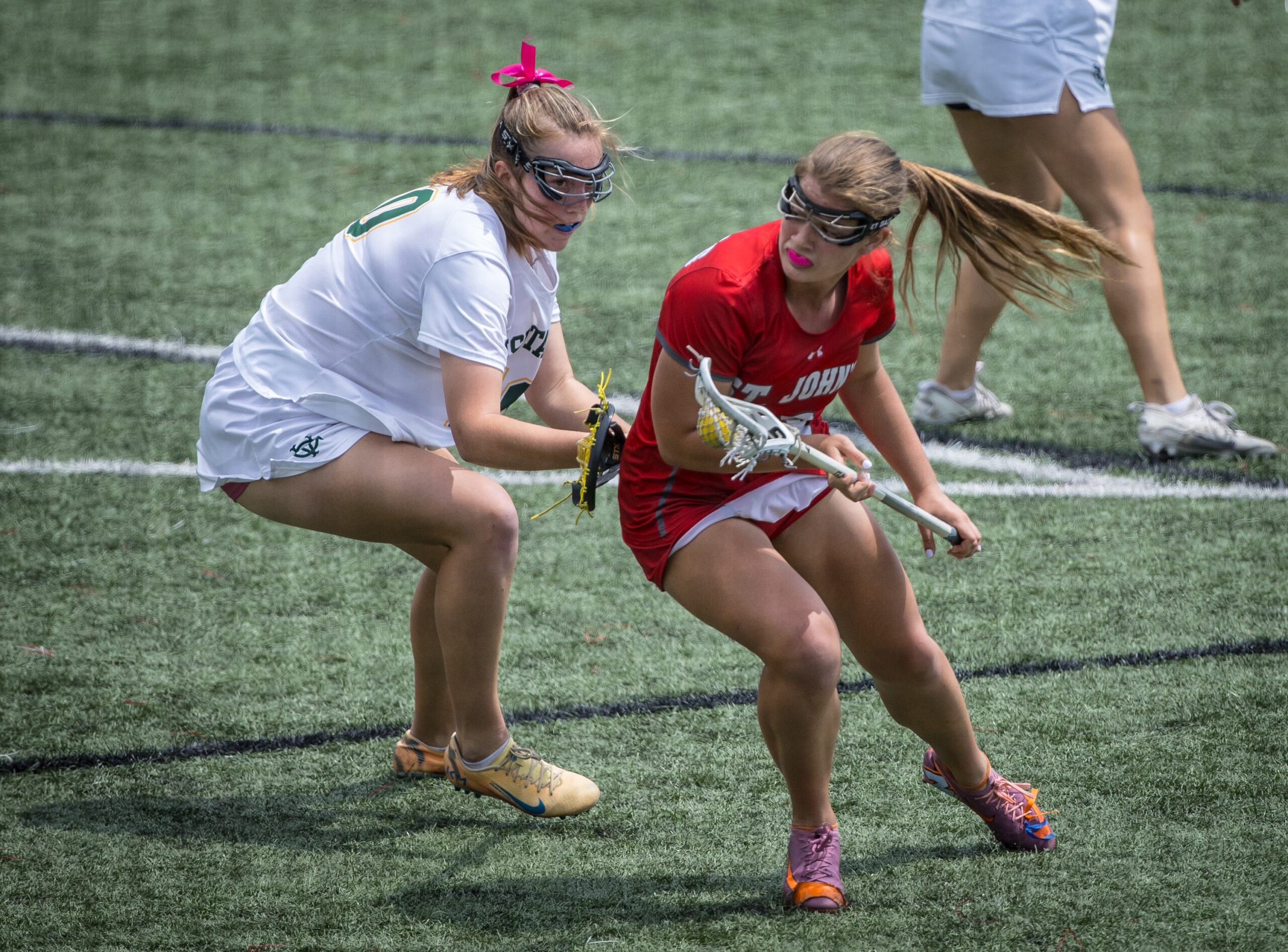 Players Fighting For Balls