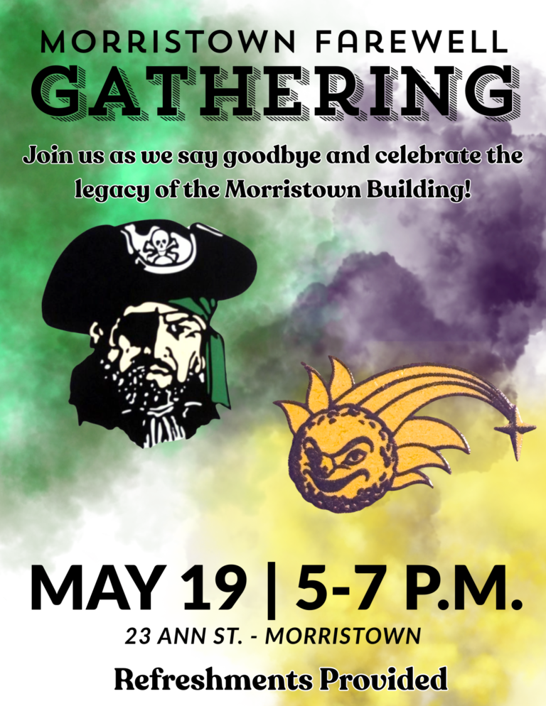 Morristown Building Farwell Gathering